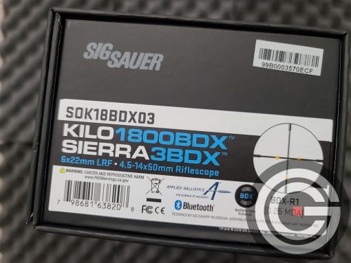Sig Sauer BDX Sierra3 4.5-14x50mm+ Kilo1800 - Image 2