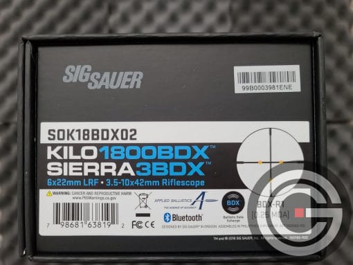 Sig Sauer BDX Sierra3 3.5-10x42mm+ Kilo1800 - Image 3