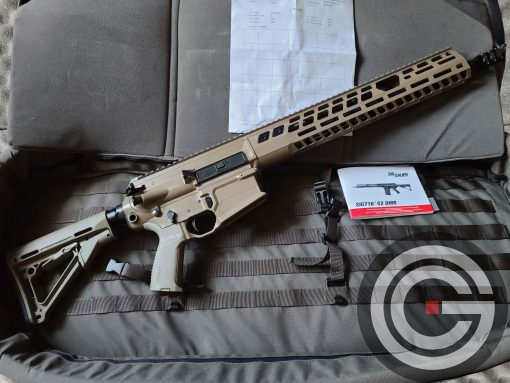 Sig Sauer 716G2 DMR FDE AR-10 with MCX Deployment Bag